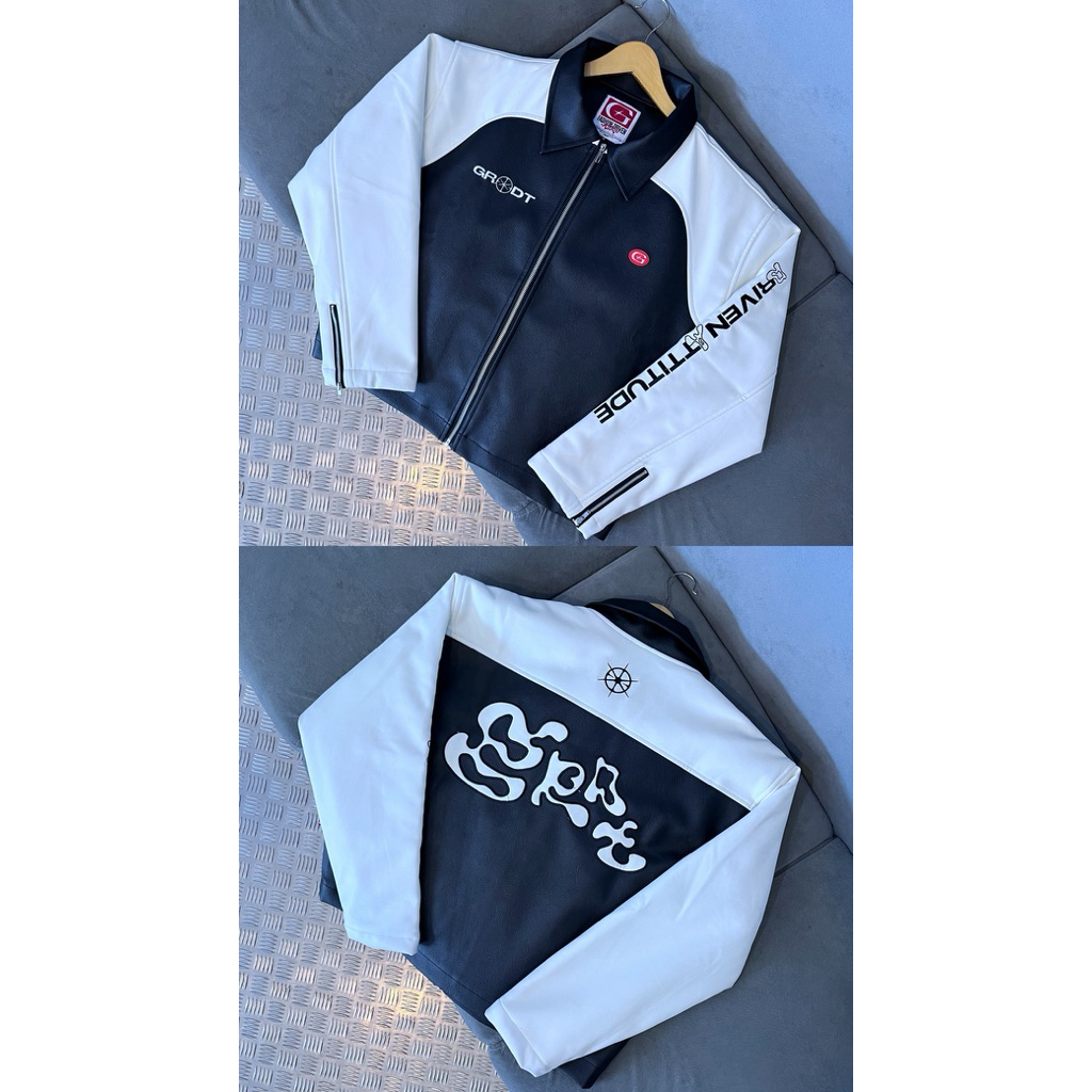 LEATHER JAKET ORIGINAL - Leather jaket pria/wanita