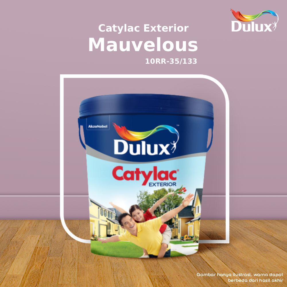 CAT TEMBOK MAUVELOUS DULUX CATYLAC EXTERIOR - 5 KG CAT MAUVELOUS 10RR-35/133 CAT TEMBOK EXTERIOR DUL