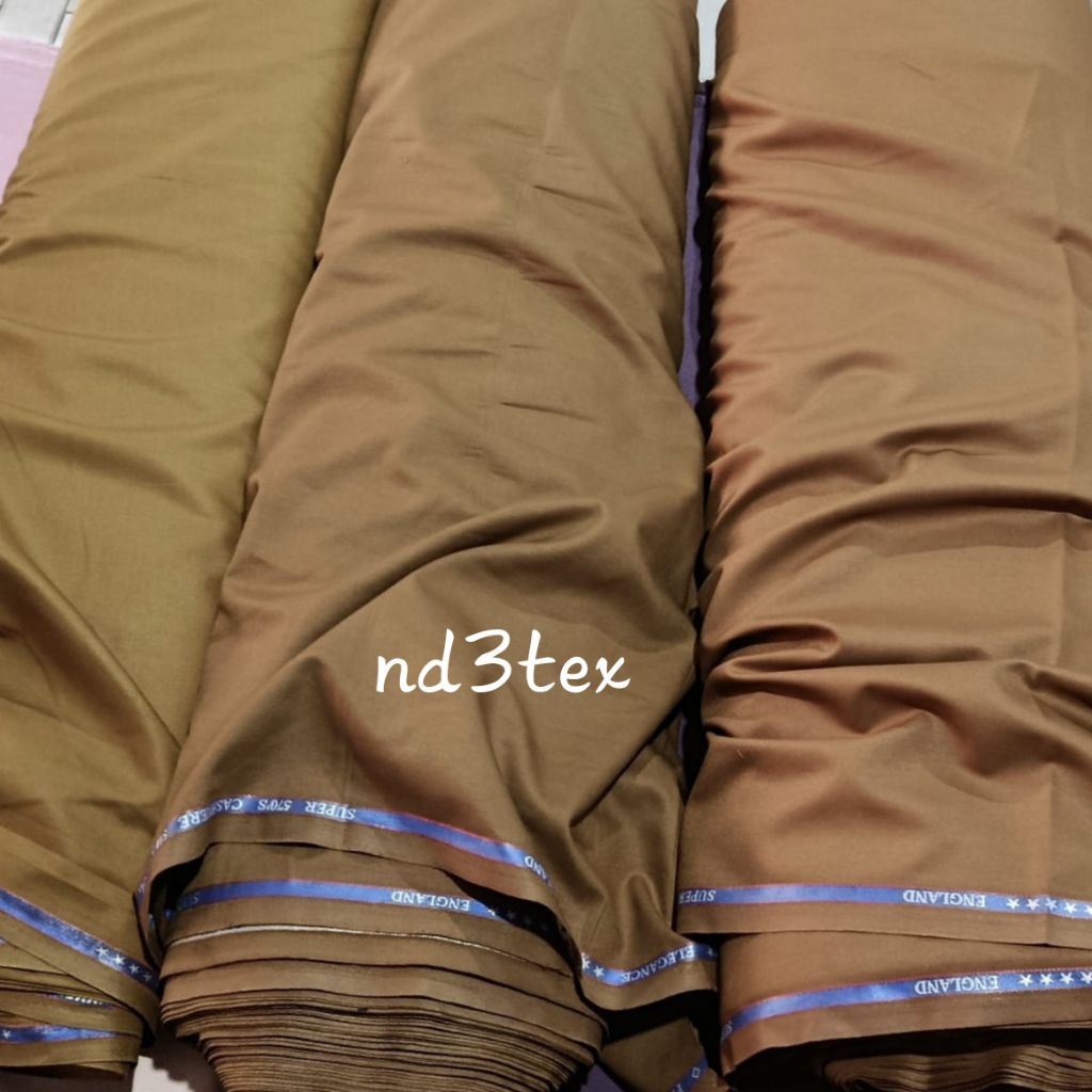 Kain Pemda Khaki Wool Setelan Bahan Baju Seragam PNS