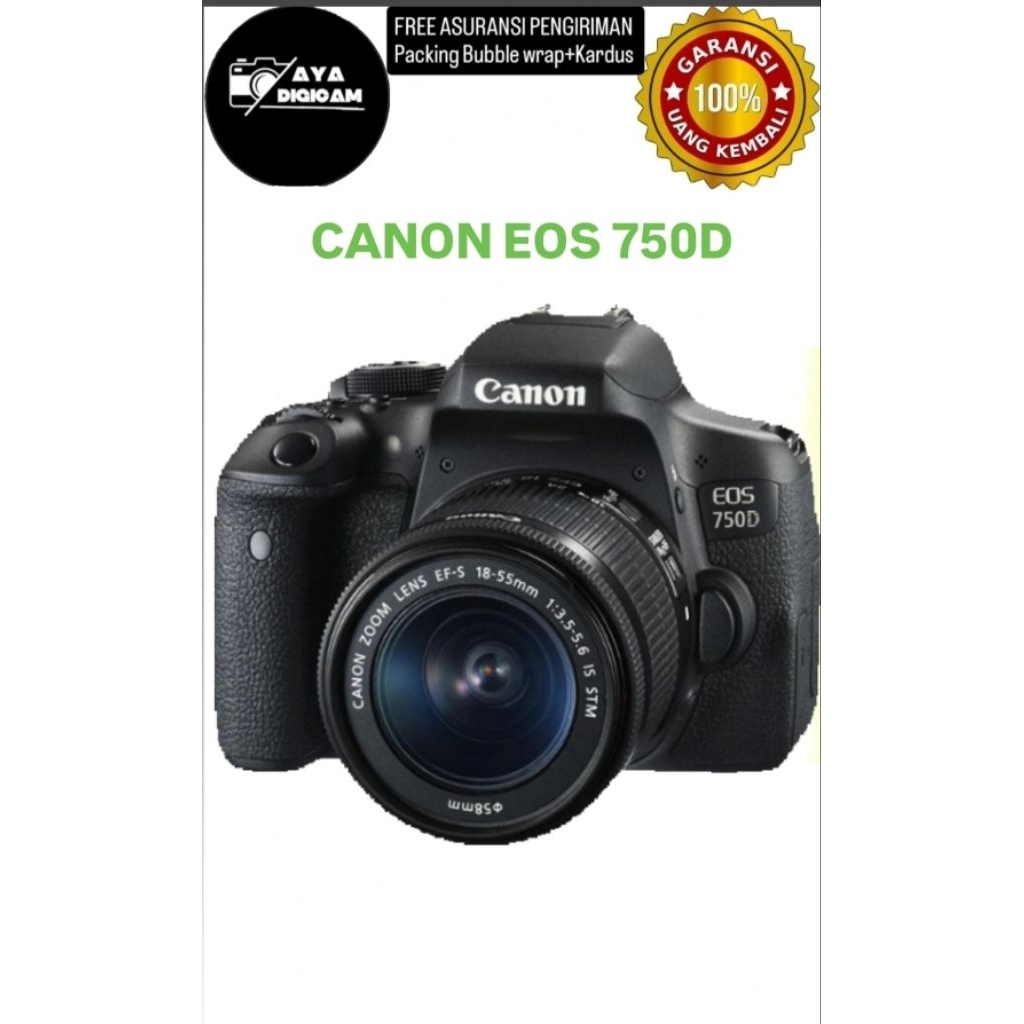 CANON 750D/CANON EOS 750D/KAMERA CANON 750D/KAMERA DSLR