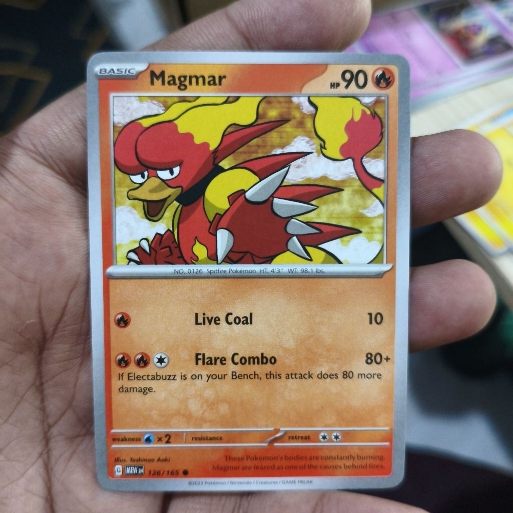 magmar tcg pokemon / kartu pokemon