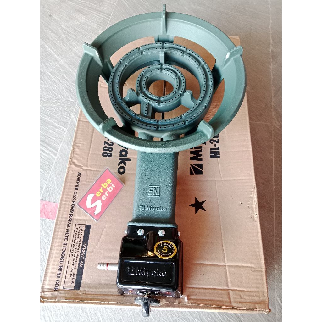 *ML-288 MIYAKO BESAR 1TUNGKU*Kompor gas masak tekanan rendah