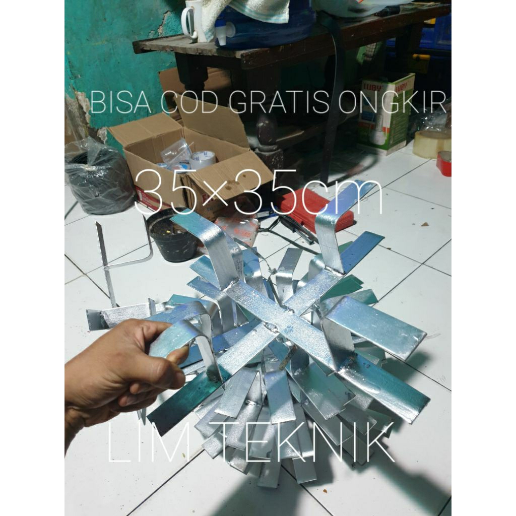 Slack Support / Slack Hanger Ukuran 35×35cm gulungan kabel di tiang pln tiang fiber optik / aksesori