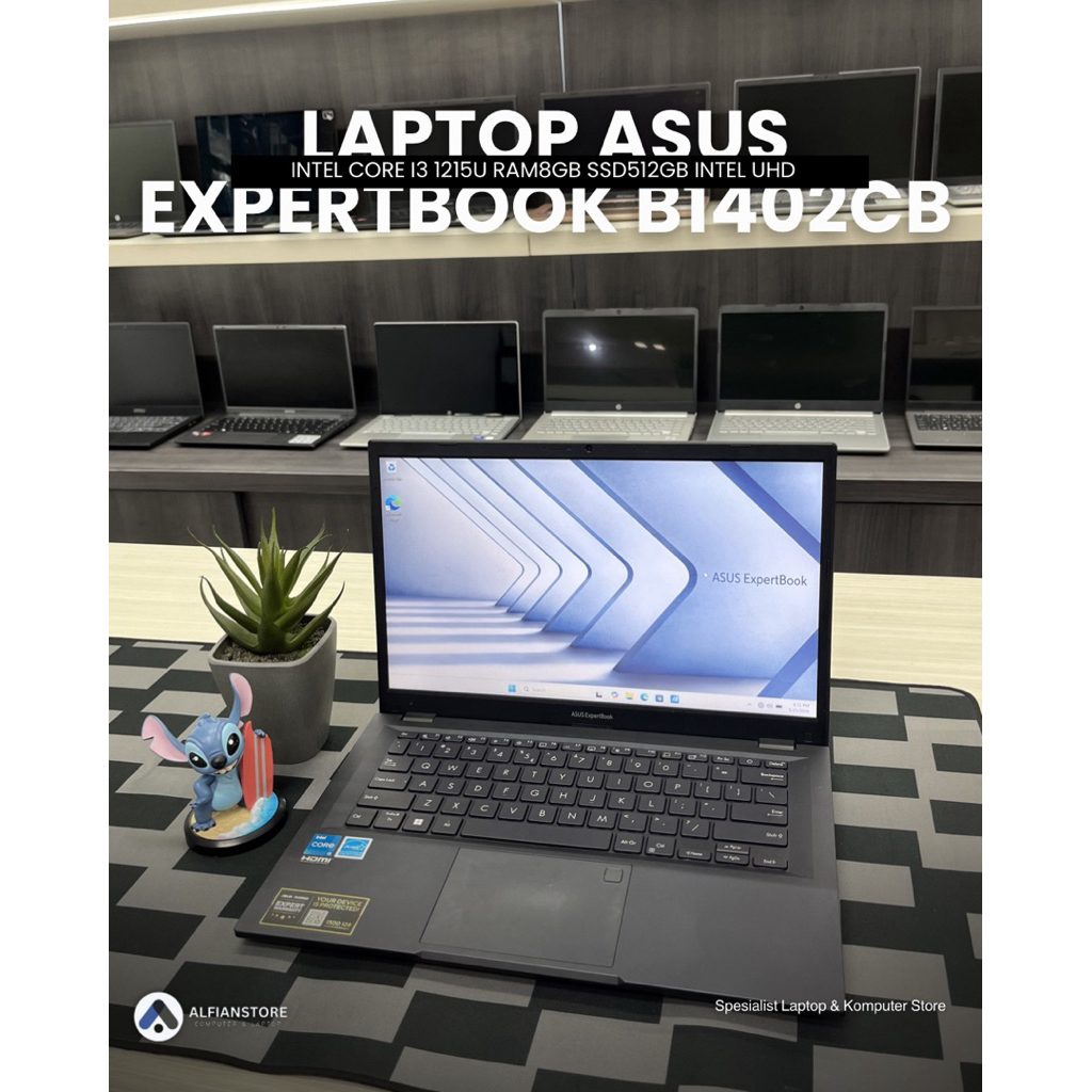 LAPTOP ASUS EXPERTBOOK B1402CB INTEL CORE I3 1215U RAM8GB SSD512GB