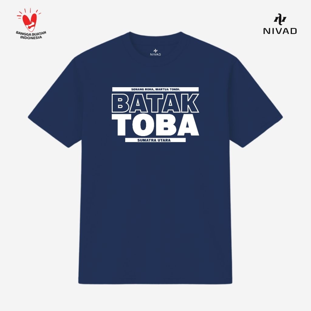 Nivad Kaos Baju Etnis Tradisional Sumatra Utara Batak Toba