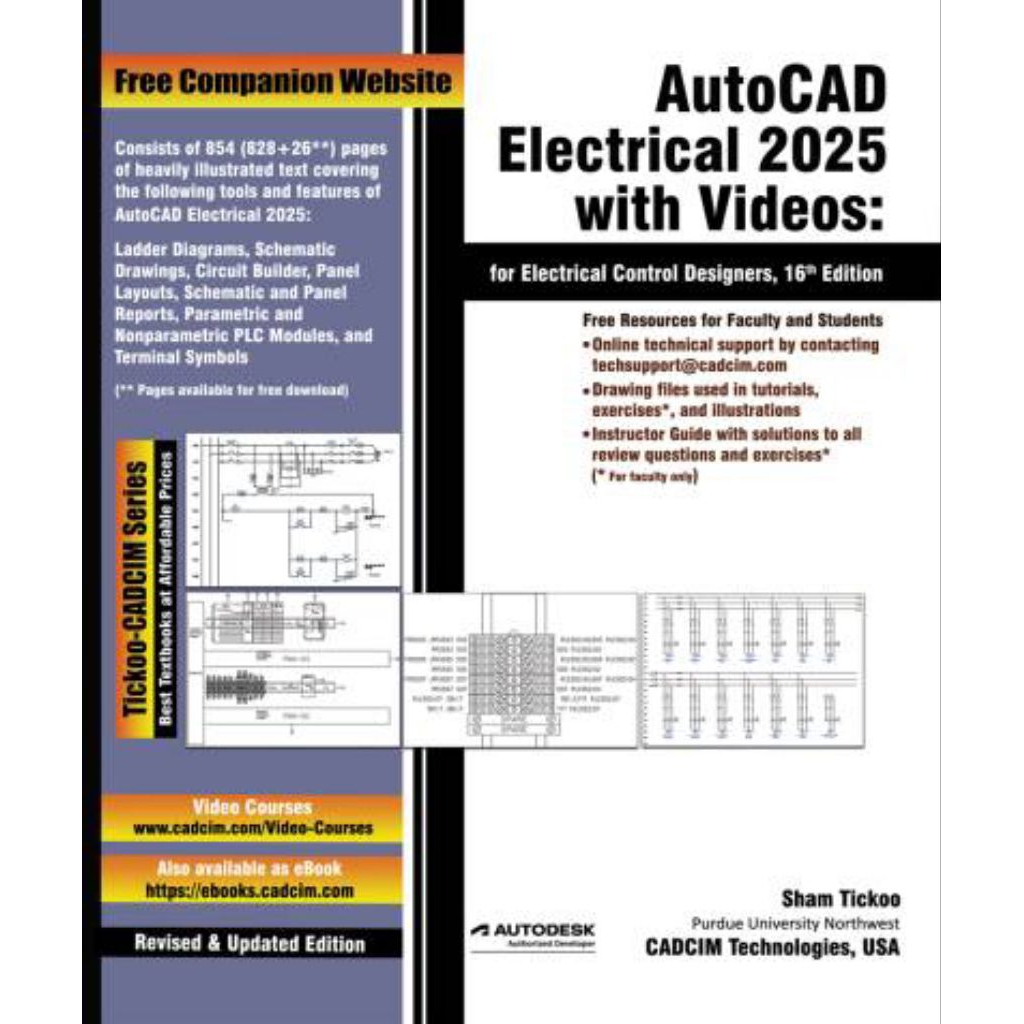 AutoCAD Electrical 2025 for Electrical Control Designers, 16th Edition
