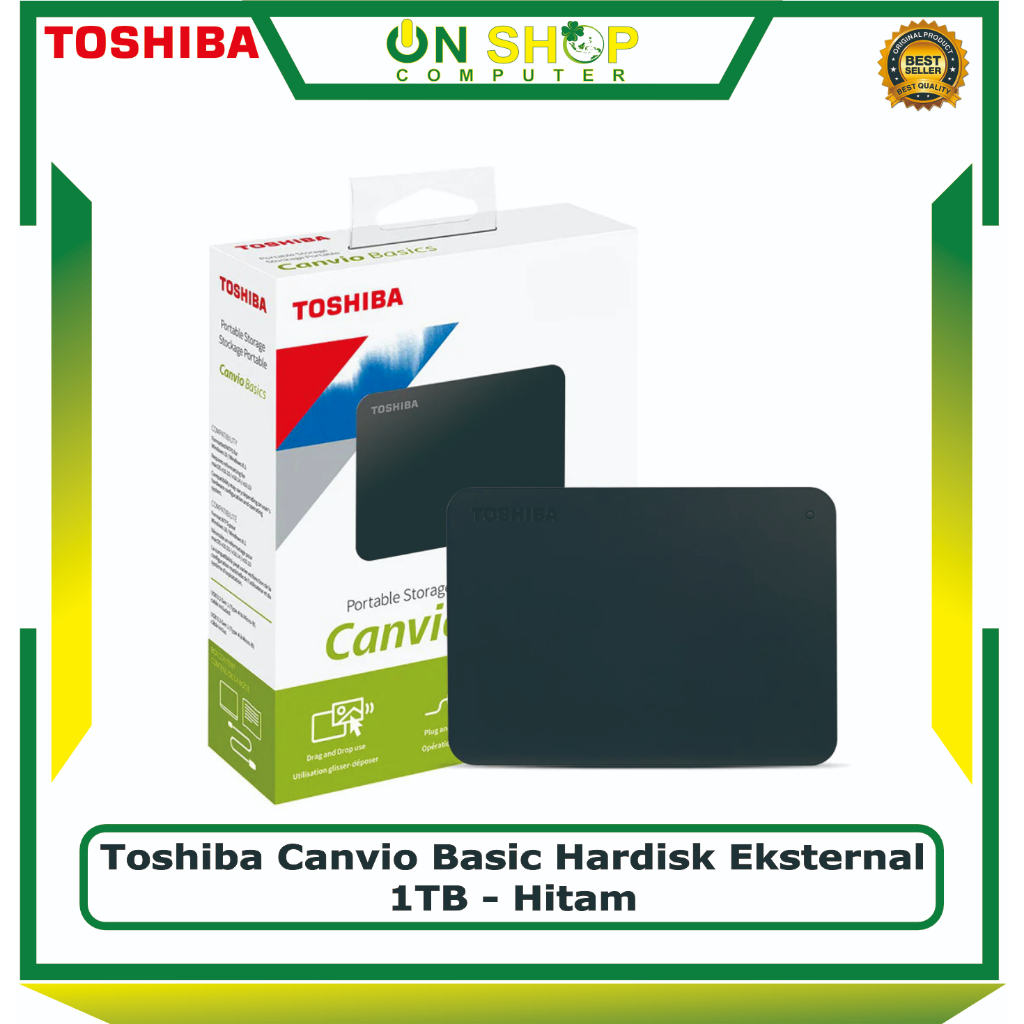 Hardisk External 1TB Toshiba Canvio Basics