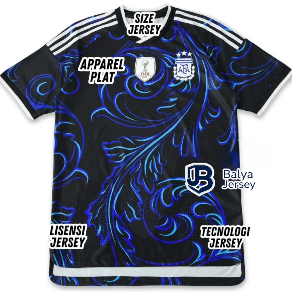 Player Issue Jersey Argentina Away 25 26 Baju Bola 2025 2026