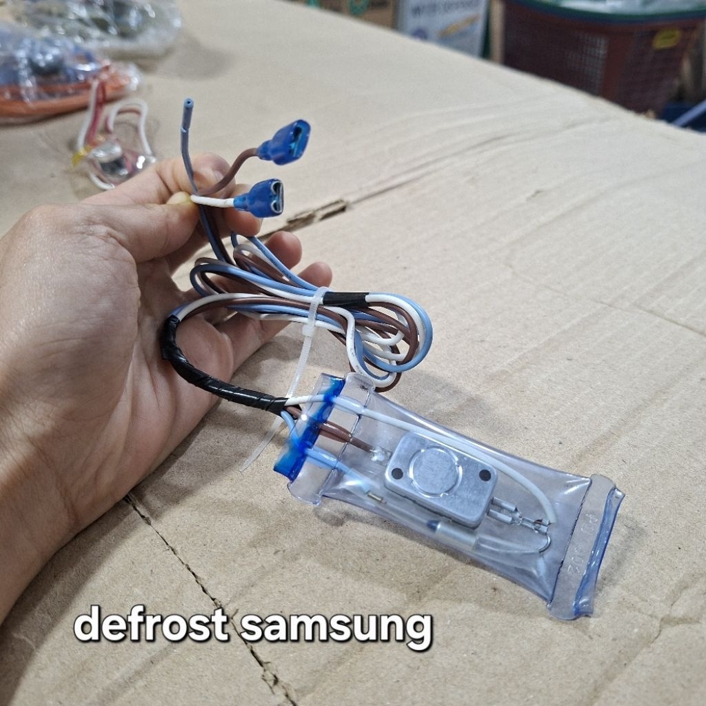 Sensor Suhu Defrost Bimetal Samsung 2 Pintu sparepart kulkas samsung
