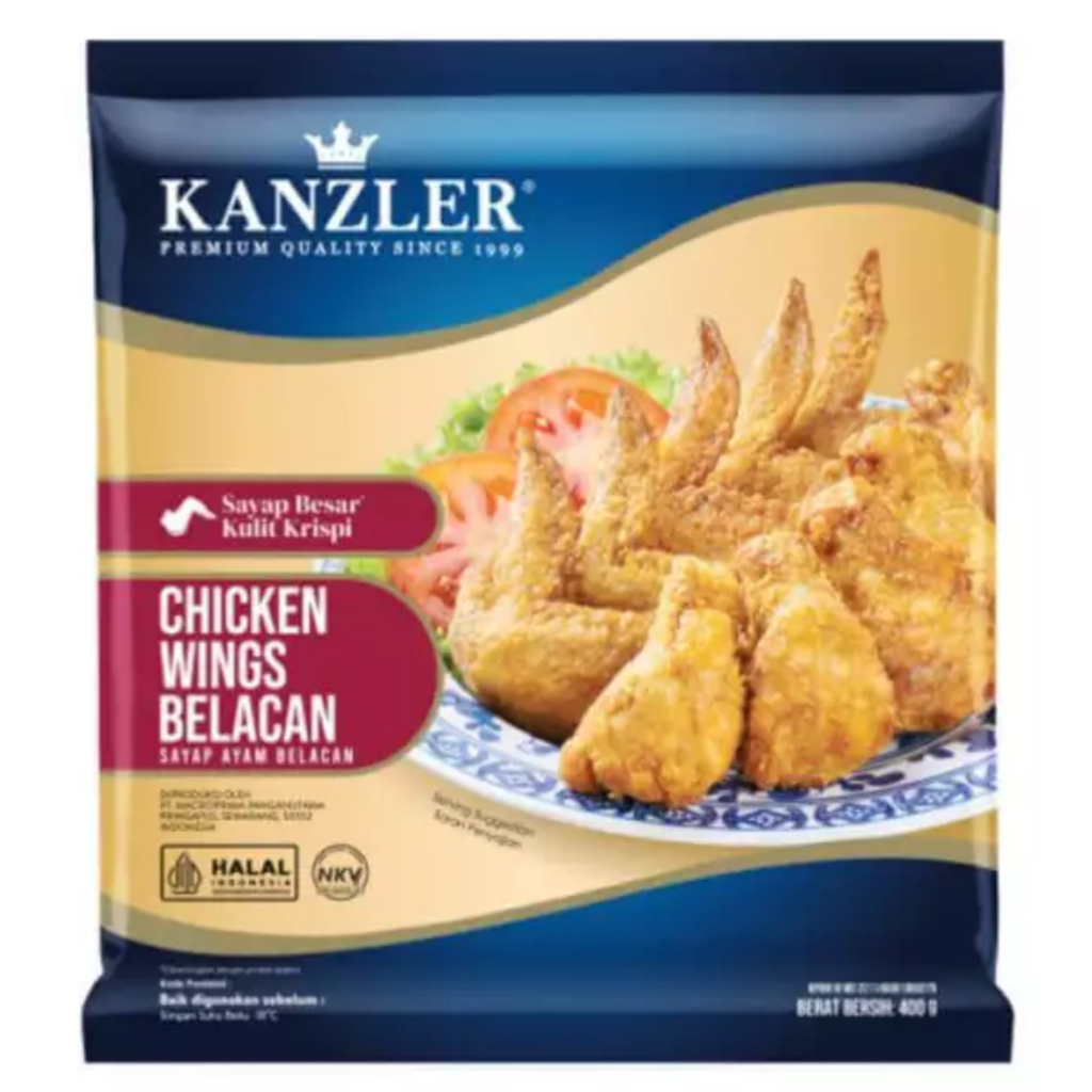 Kanzler Chicken Wings Belacan Sayap Ayam Besar Belacan 400gr