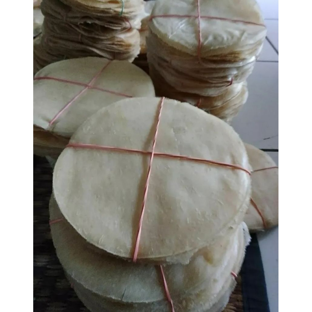 Opak Singkong Mentah Siap goreng/ikat isi 20lembar