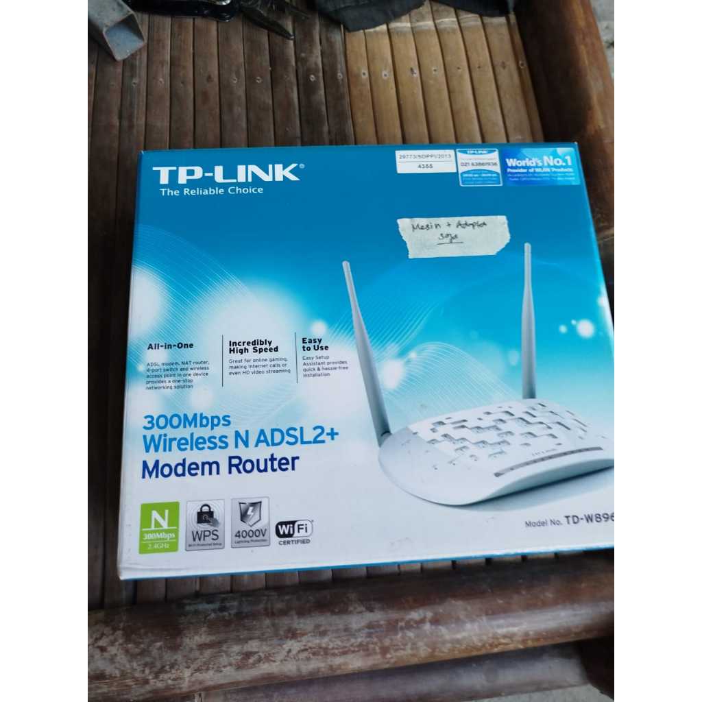 Modem Router TP-LINK TD-W8961ND (BEKAS)