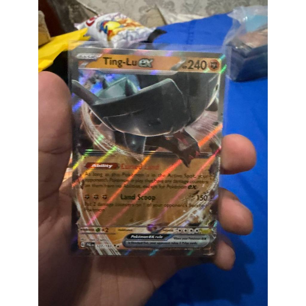 Pokemon TCG Paldea Evolved Ting-Lu ex English Card