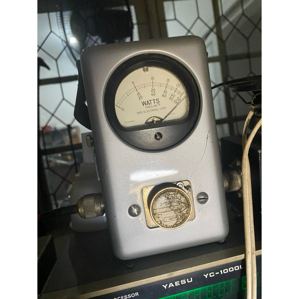 Bird 43 , RF Power meter.