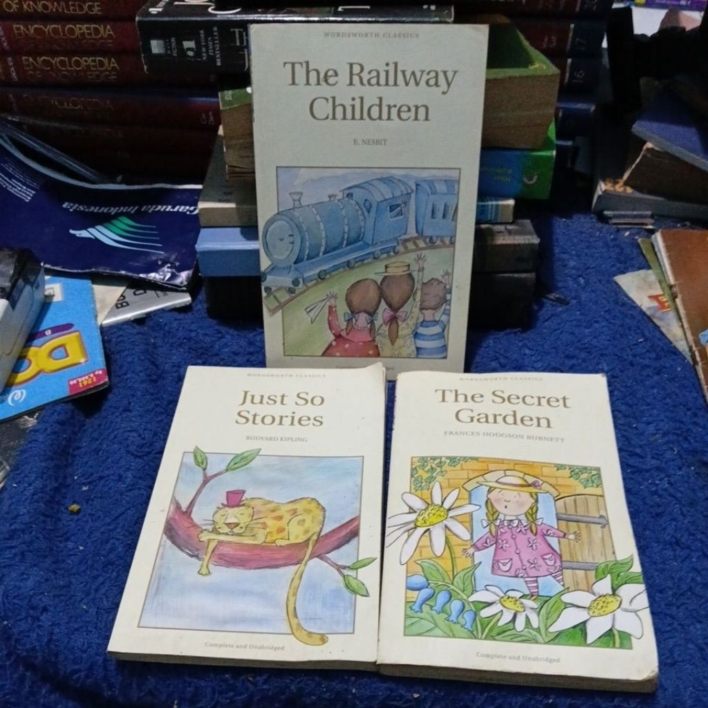 WORLDSWORTH CLASSICS JUST SO STORIES, THE SECRET GARDEN AND THE RAILWAY CHILDREN  SET
