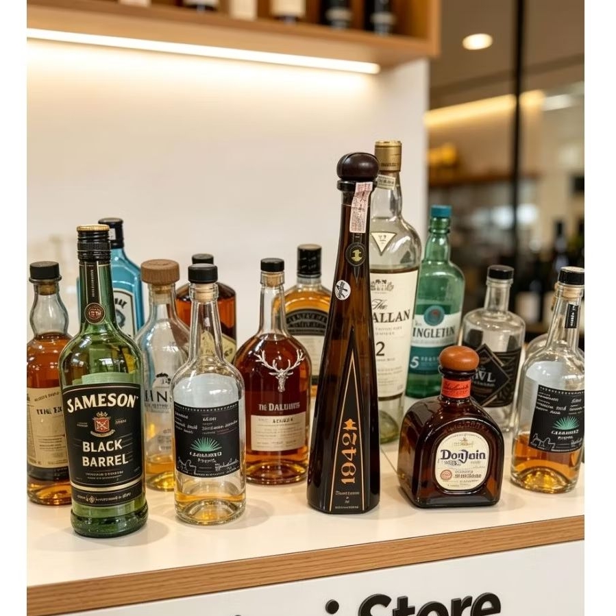 Botol Import Hiasan Koleksi Pajangan Dinding Dekorasi Cafe
