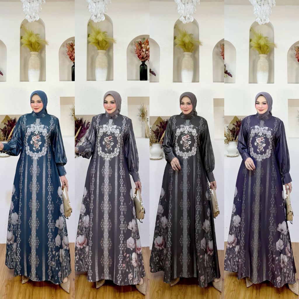 Lisa vol 17 dress gamis ori by Hmf luxury