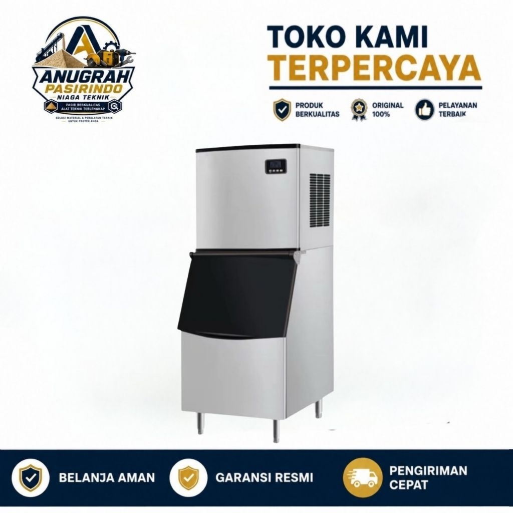 HICON mesin es batu kristal 500KG/24JAM kapasitas besar HZB-500