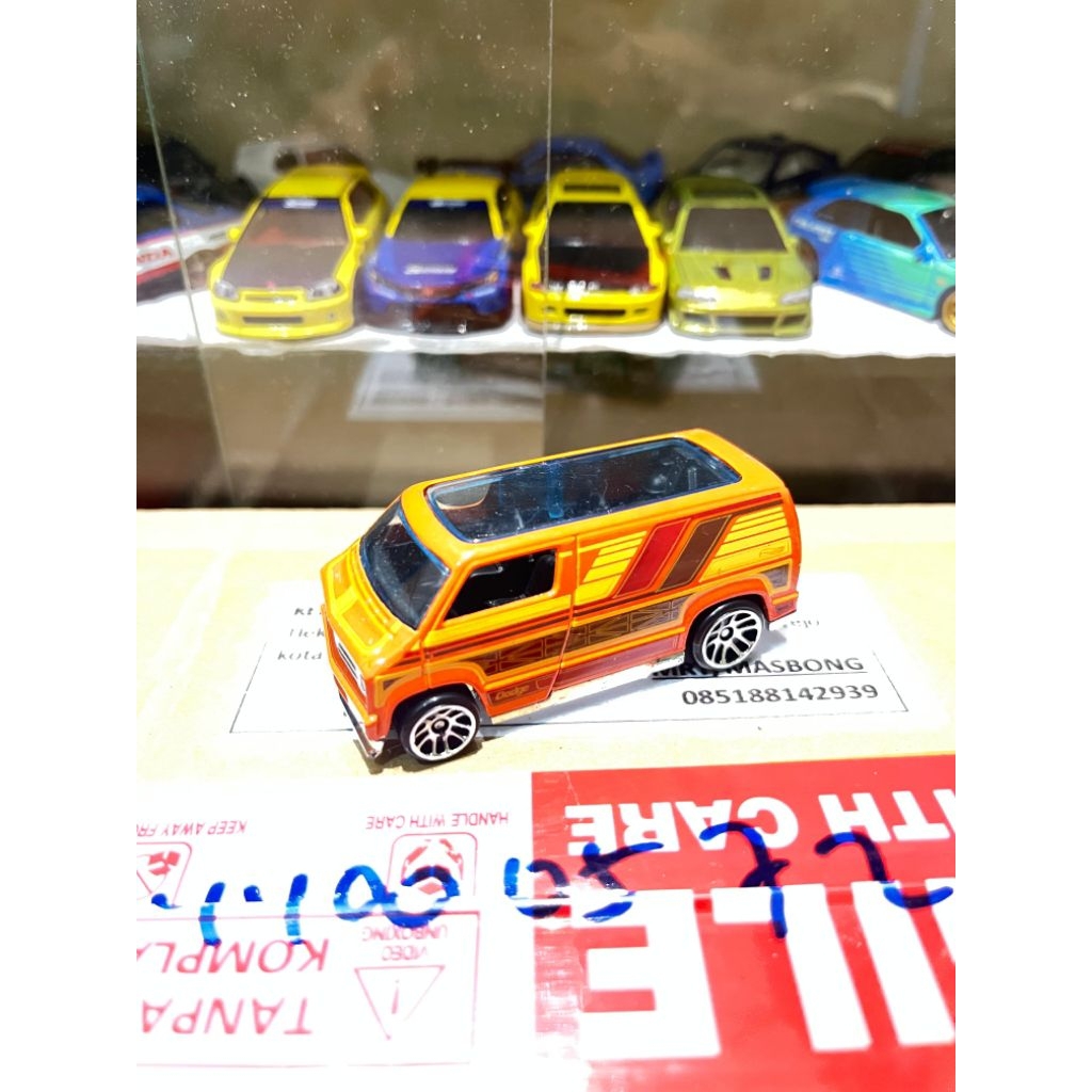 hotwheels custom 77 Dodge van losse