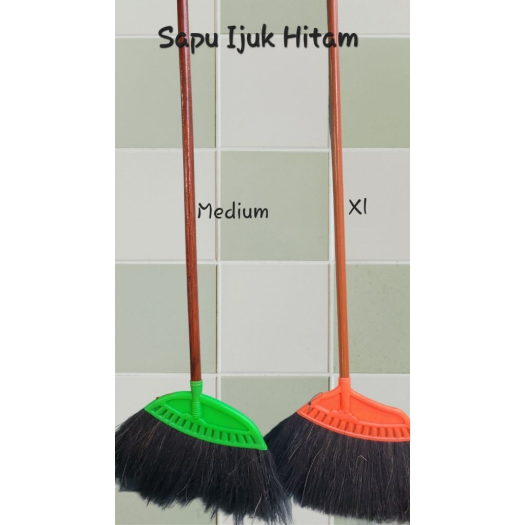 Sapu Ijuk Hitam Sapu Ijuk Ringan Sapu Ijuk Murah Sapu Lantai, Muntilan