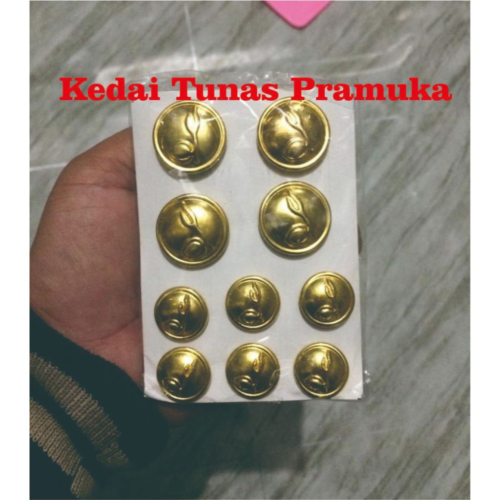 Kancing Baju Pramuka PDU Upacara Pelantikan Pramuka