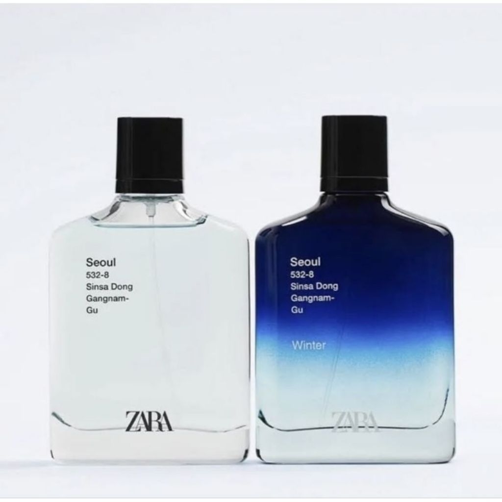 Parfum Original Zara Seoul 100ml + Zara Seoul Winter 100ml parfum pria