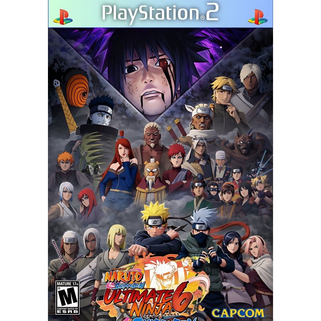 KASET PS2 NARUTO SHIPPUDEN ULTIMATE  NINJA 6