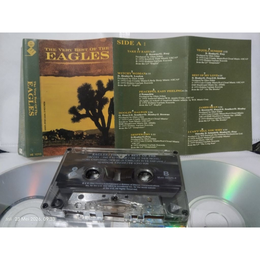 kaset pita EAGLES the very best