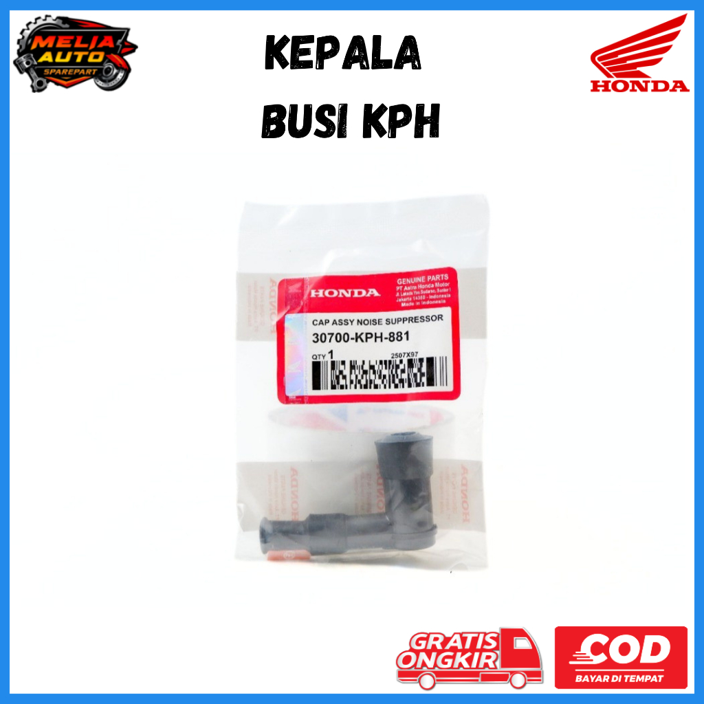 Tutup Busi Honda Supra Grand Karisma Legenda Blade Revo Cop Busi Kepala Busi Motor Honda KPH