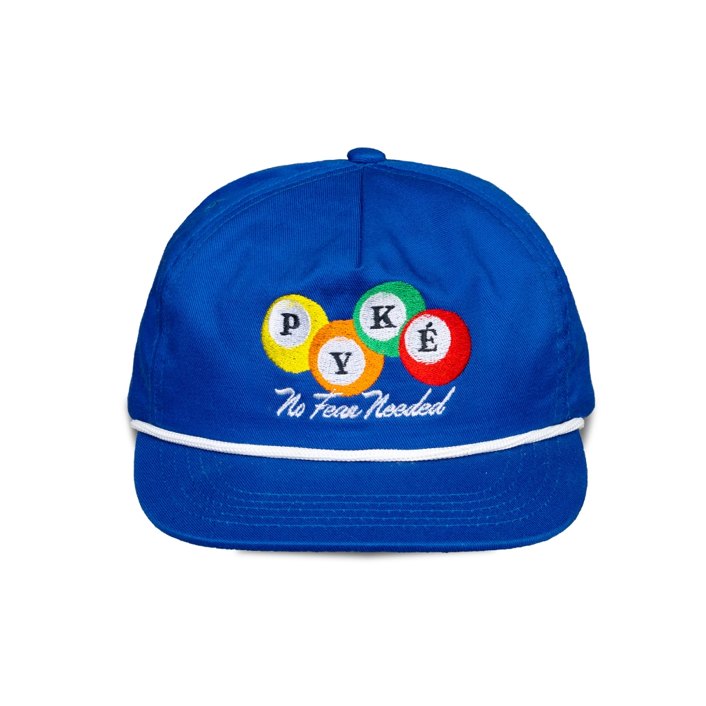 PYKE ROPE HAT BLUE - NO FEAR – UNISEX | TOPI VINTAGE SKENA OUTFIT CLASSIC