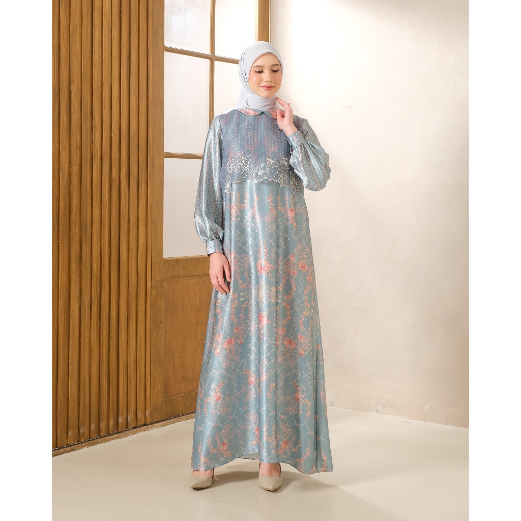 Muda Official | Signature I Printing Dress | Gamis I Infini