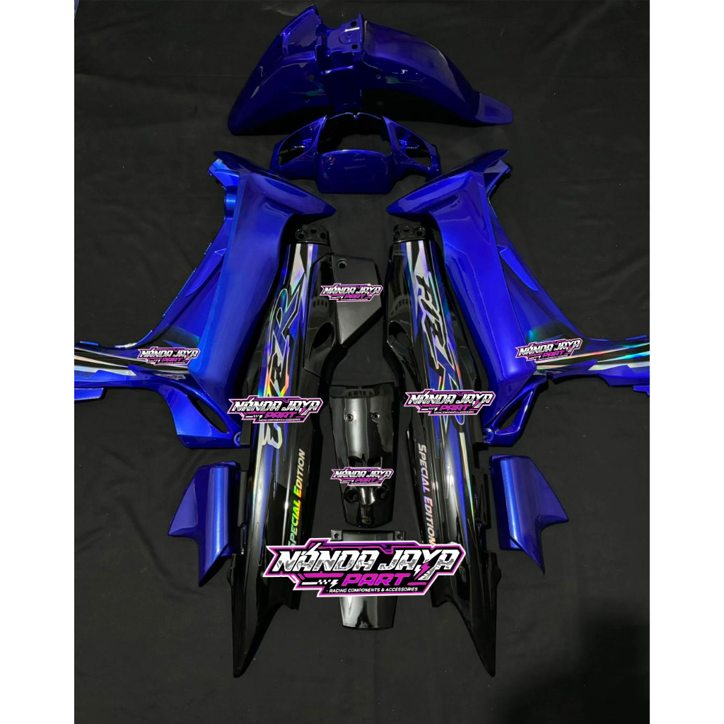 cover bodi fullset fizr biru hologram high quality - bodi set fizr - cover bodi set fizr - kap fizr