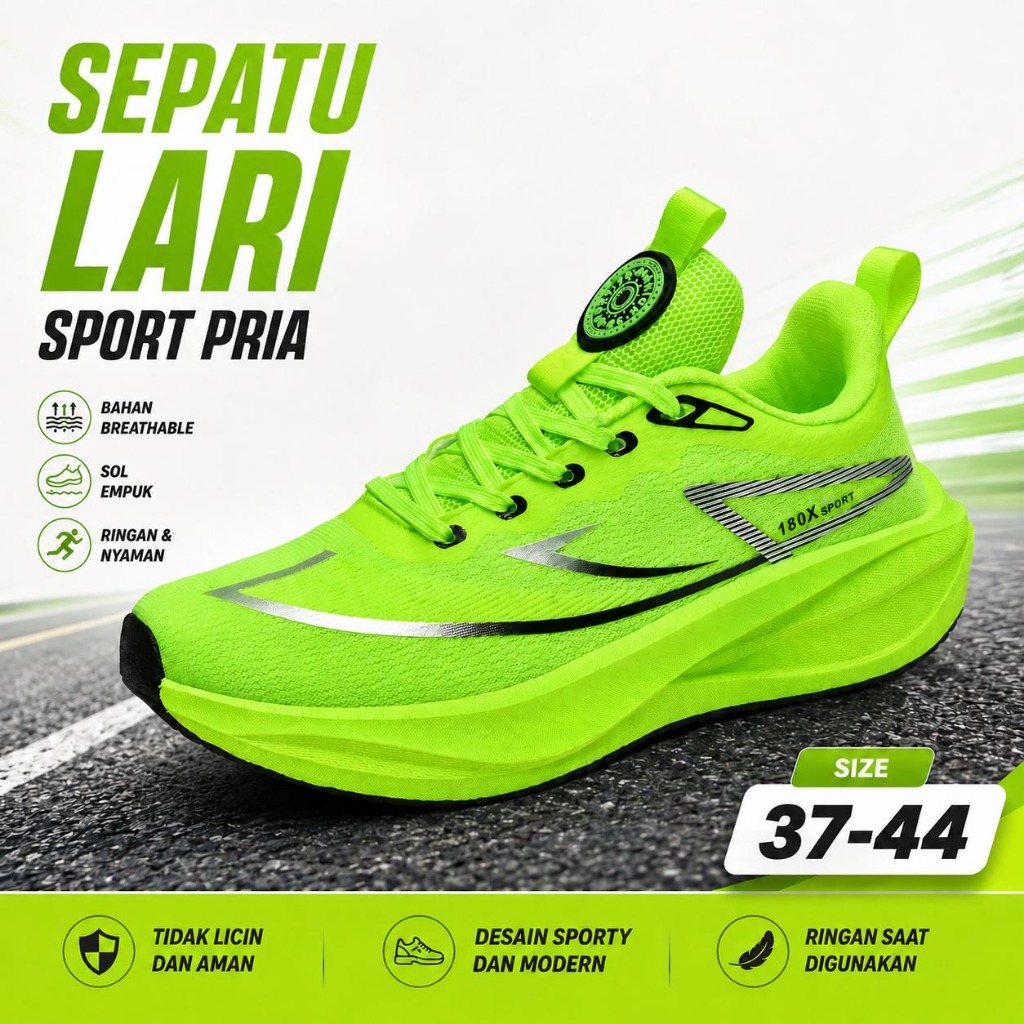 MODEL TERBARU SEPATU OLAHRAGA PRIA LARI KARET SHOES PRIA SNEKERS