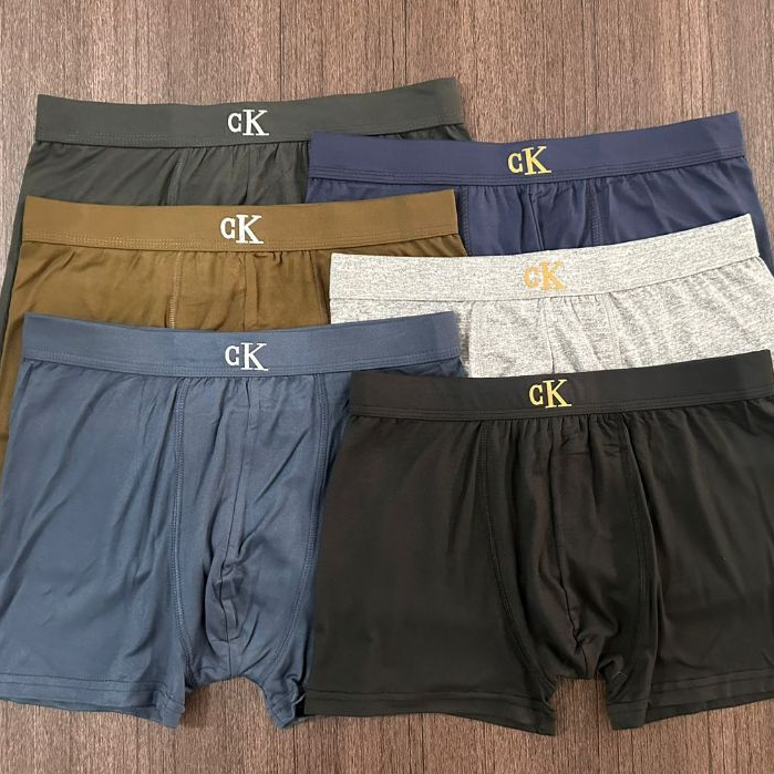 cK Celana Dalam Pria Boxer Celana Dalam Pria 100% Katun 3pcs COD