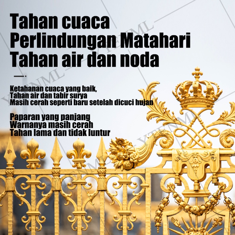 Sienashop_ Tekstur Emas Murni Free Kuas Emas Cat Gold Cat Kayu Dan Besi Emas Cat Emas Air Cat Kayu