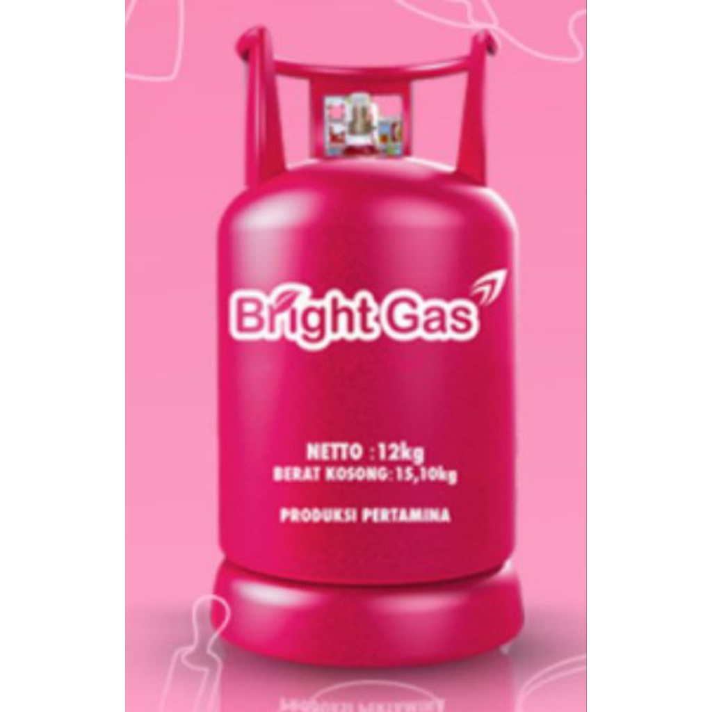 Tabung Gas Bright 12 Kg - Praktis, Bisa Diisi Ulang, Pengiriman Cepat