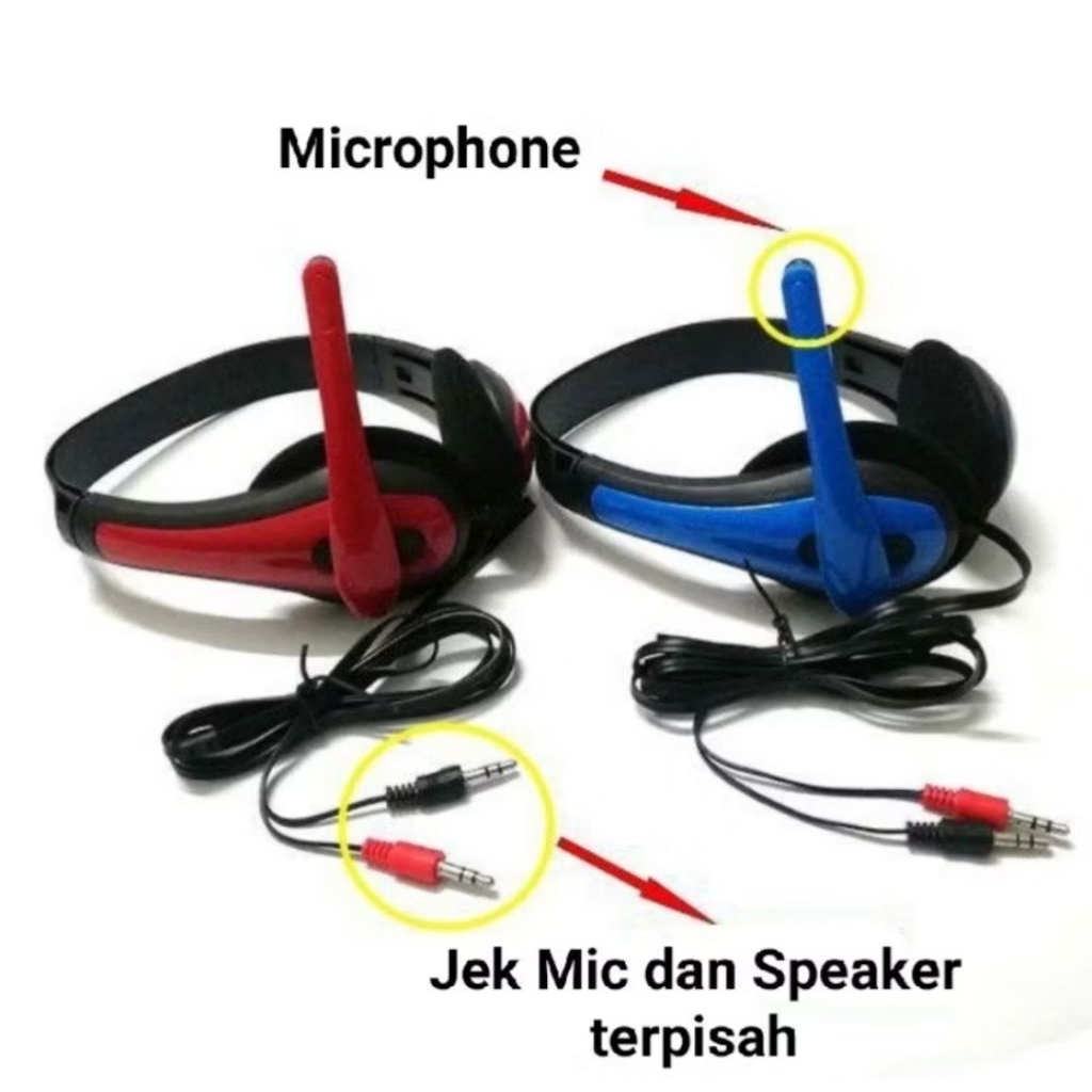 Headset Gaming with Microphone Berkualitas