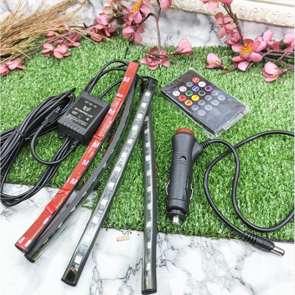 Lampu Led Kolong Mobil Strip Flexible RGB
