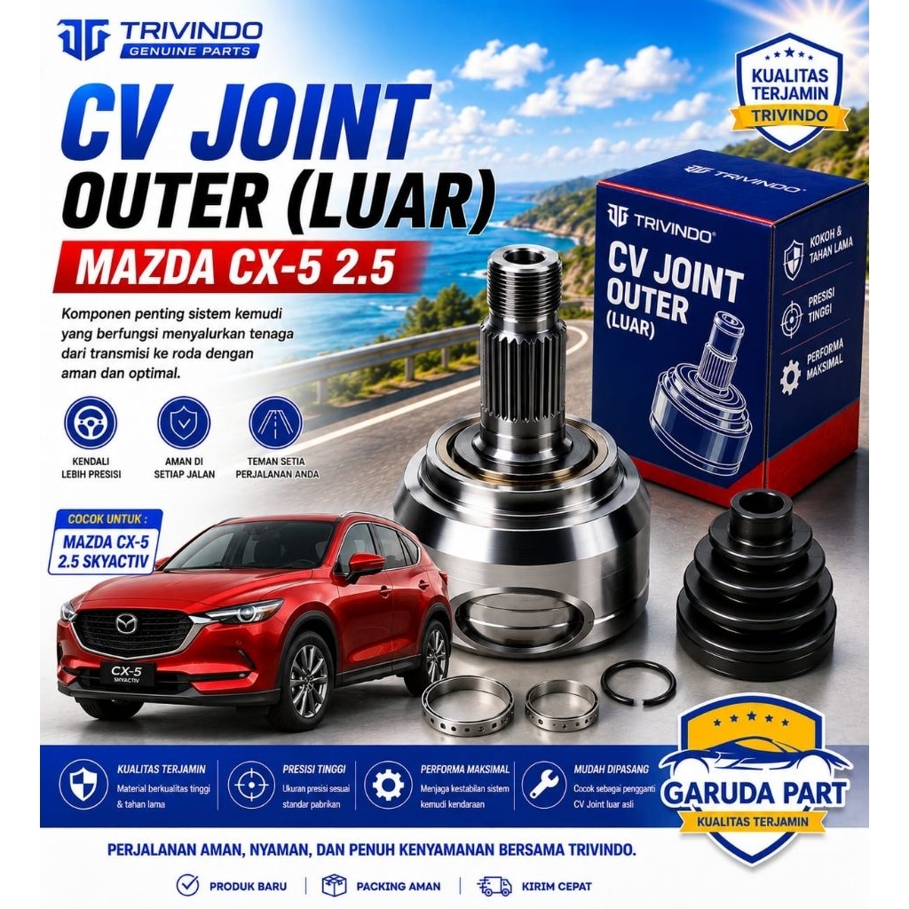 CV JOINT OUTER (LUAR) MAZDA CX 5 2.5