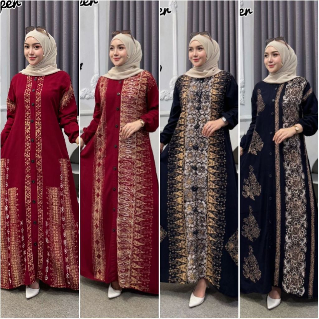 GAMIS RAYON PREMIUM / GAMIS TIE DYE KEKINIAN / DRESS MUSLIM / BAJU GAMIS / GAMIS BUSUI / GAMIS BATIK