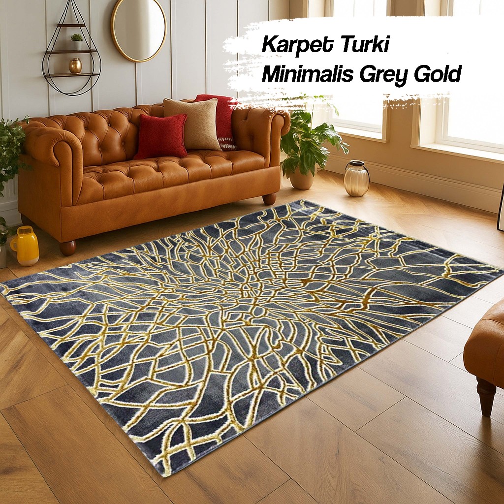 Karpet Asli Turki 160X230 GREY GOLD