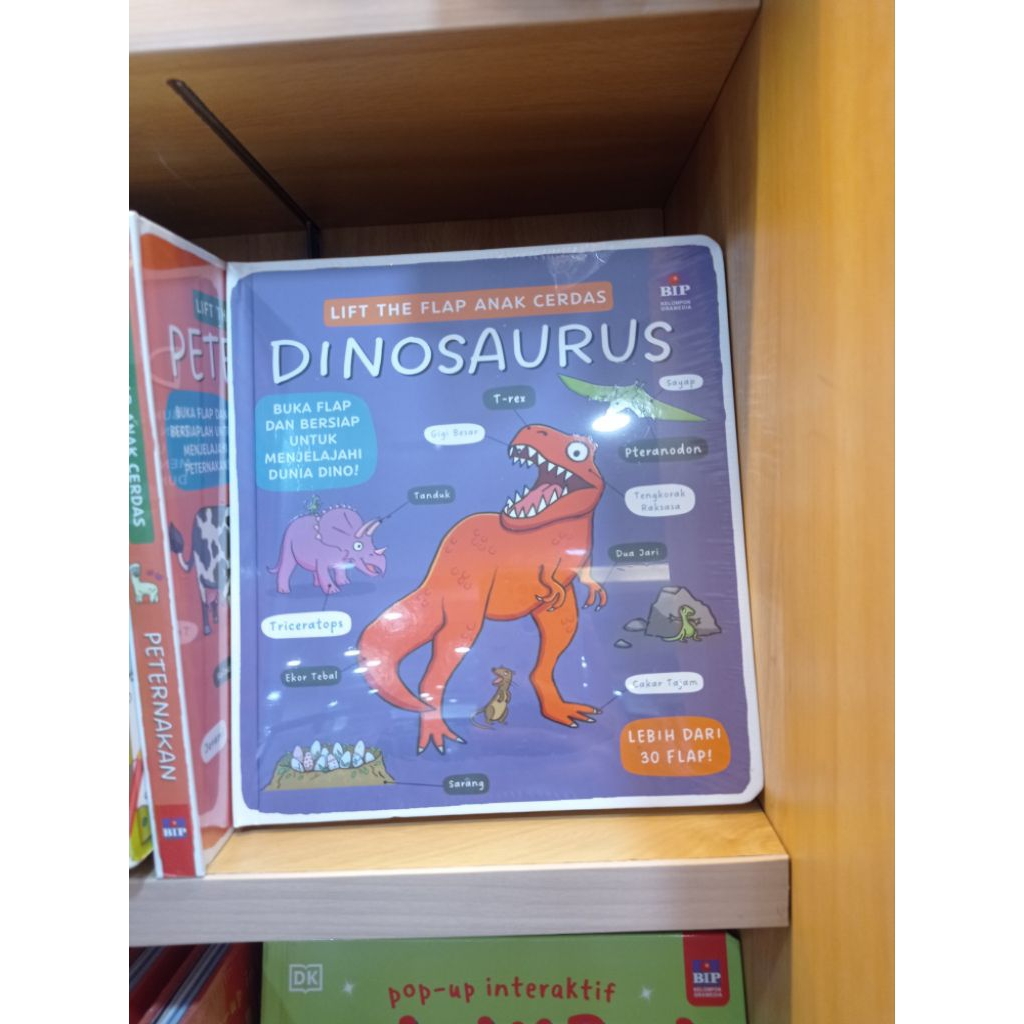 Buku Anak Lift The flap Anak Cerdas Dinosaurus - Templar Publishing Original Gramedia