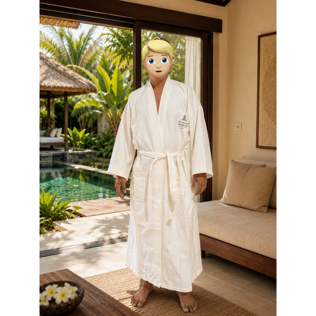 Jubah Mandi / Kimono / Bathrobe Ex Hotel Bintang 5 One Size