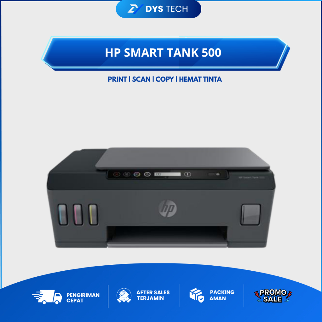Printer HP Smart Tank 500 - All In One Printer HP 500 Print Scan Copy