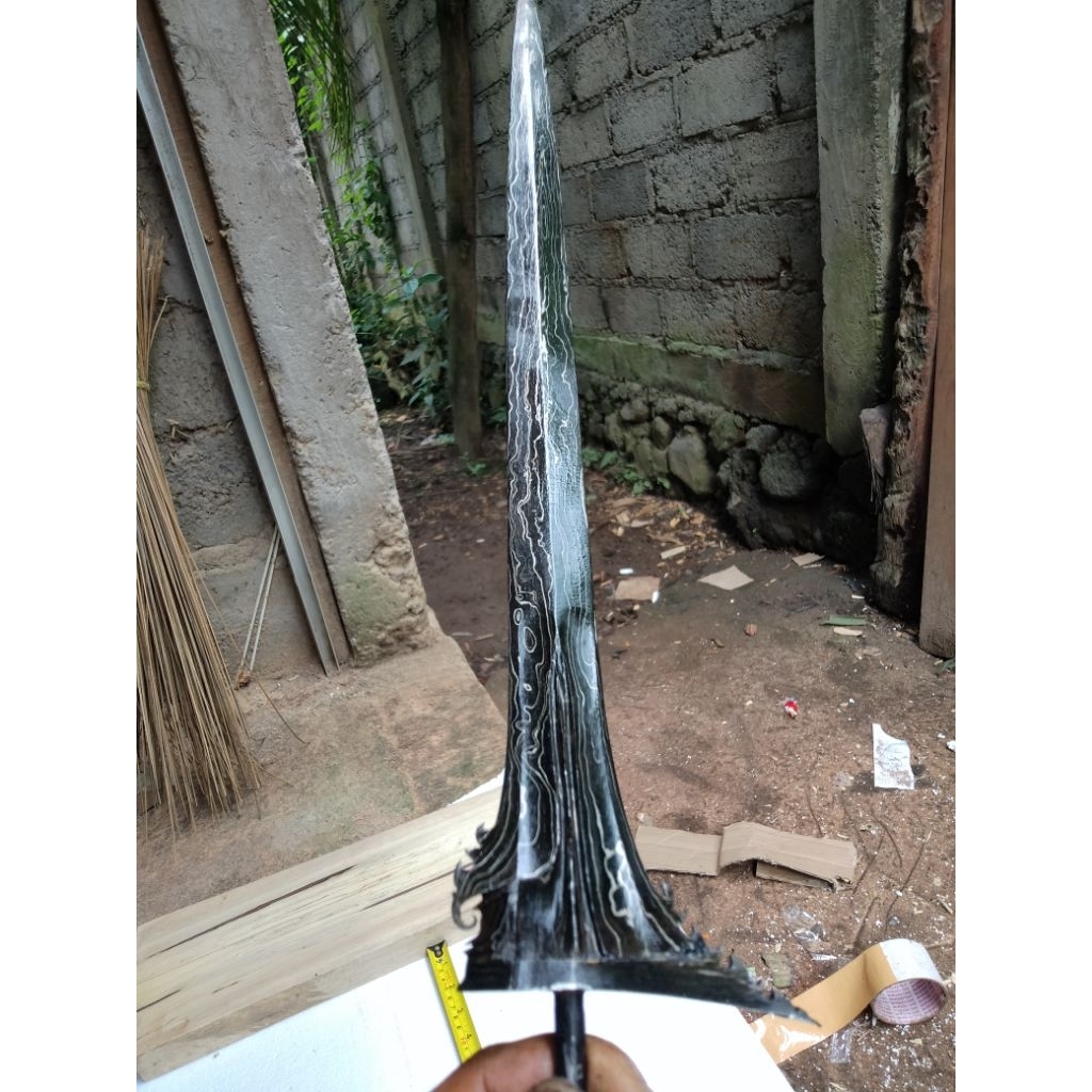 bilah keris bali lurus -+36 cm garap standart (x2)