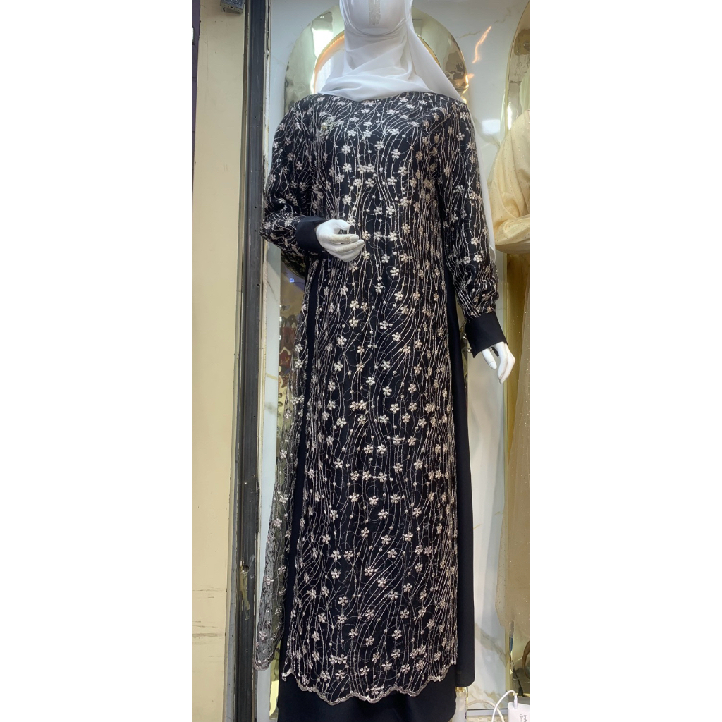 Gamis Burkat Terusan Model Terbaru Bisa Buat Kondangan, Seragam DLL