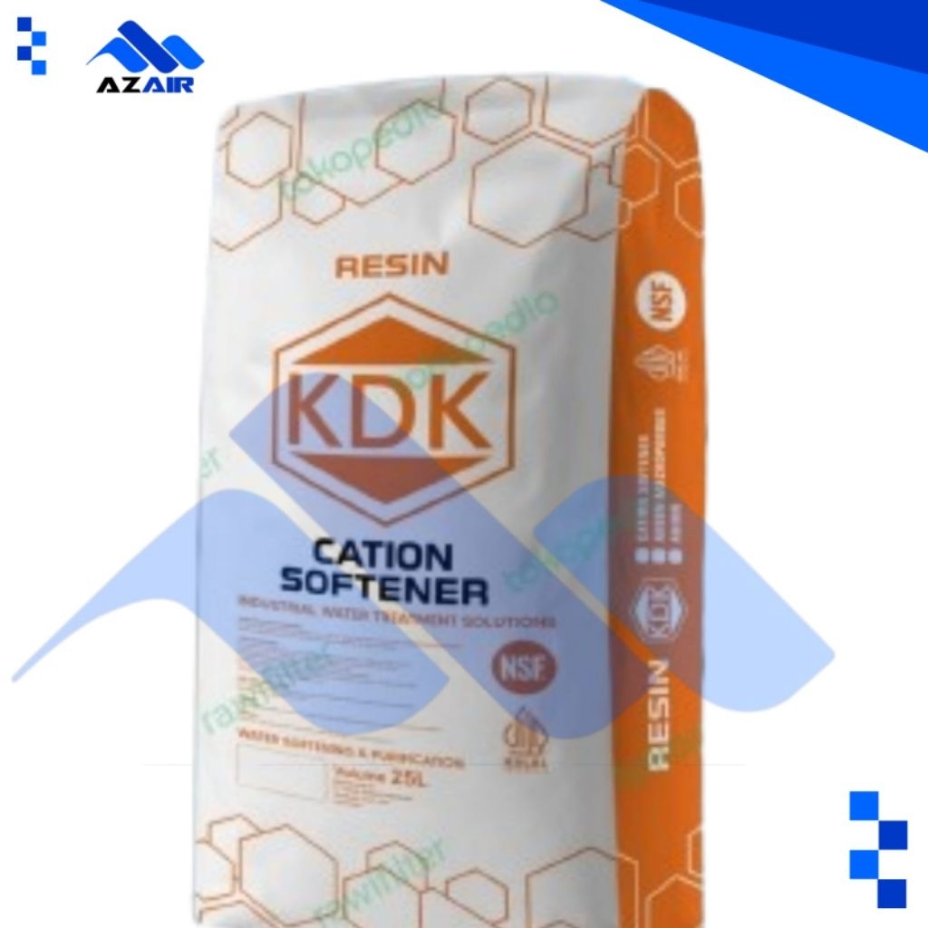 resin cation softener 25 liter