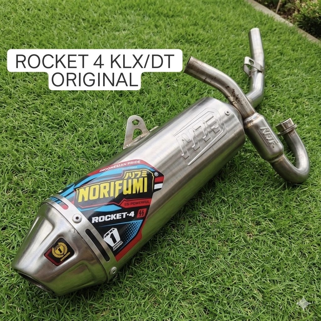 KNALPOT NORIFUMI ROCKET 4 ORIGINAL KLX/DT