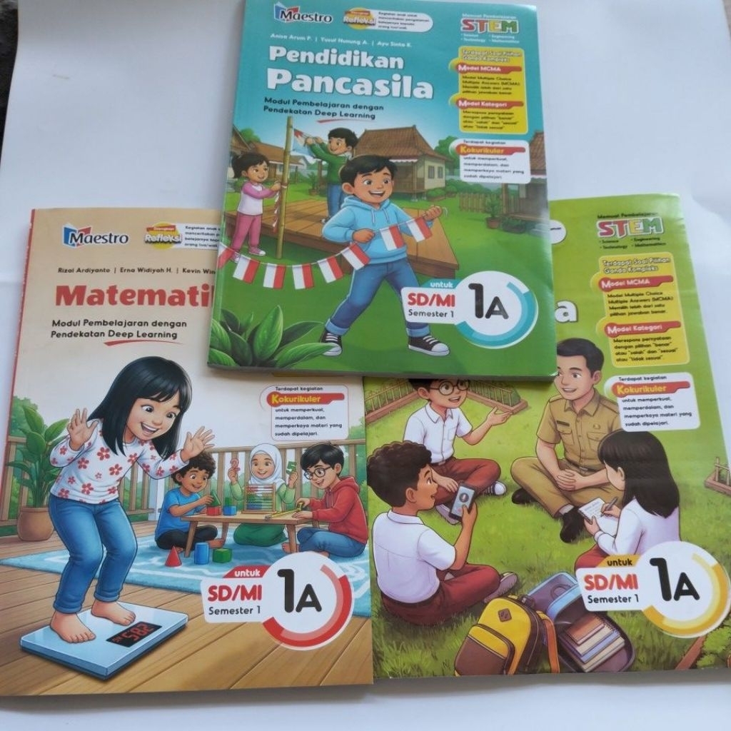 LKS maestro kelas 1 SD kurikulum merdeka semester 1