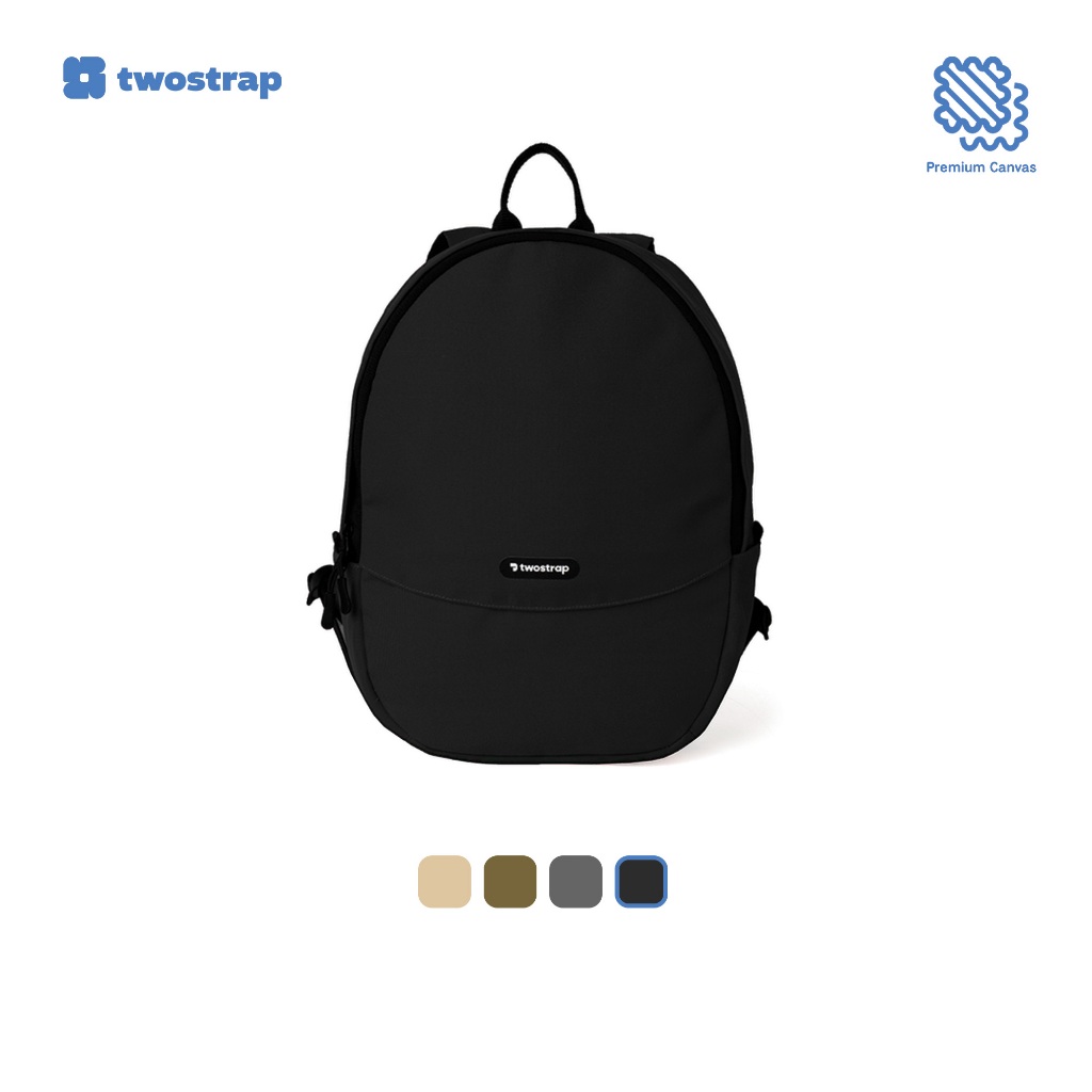 TWOSTRAP - Mini Smolly Monotone - Tas Ransel Wanita Laptop 12 Inch